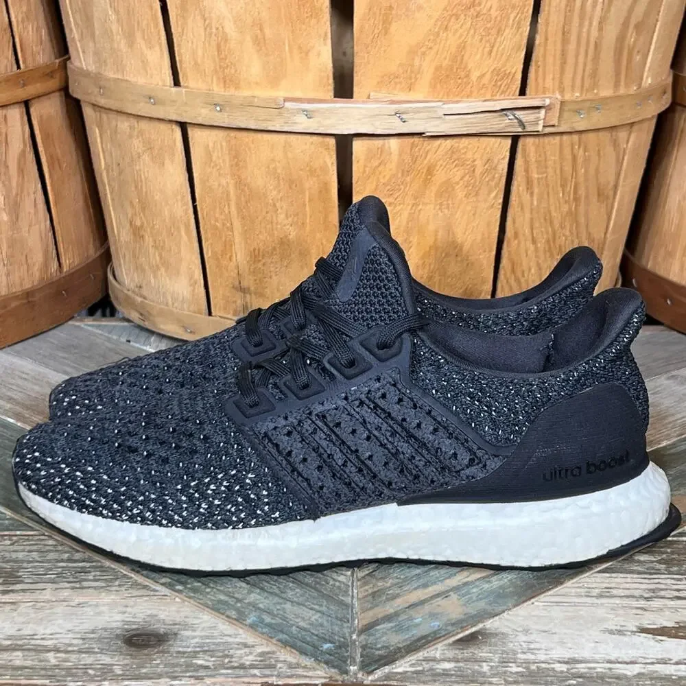 Adidas UltraBoost Clima DB1426 Gray White Knit Mesh Running Shoes Mens Size 7